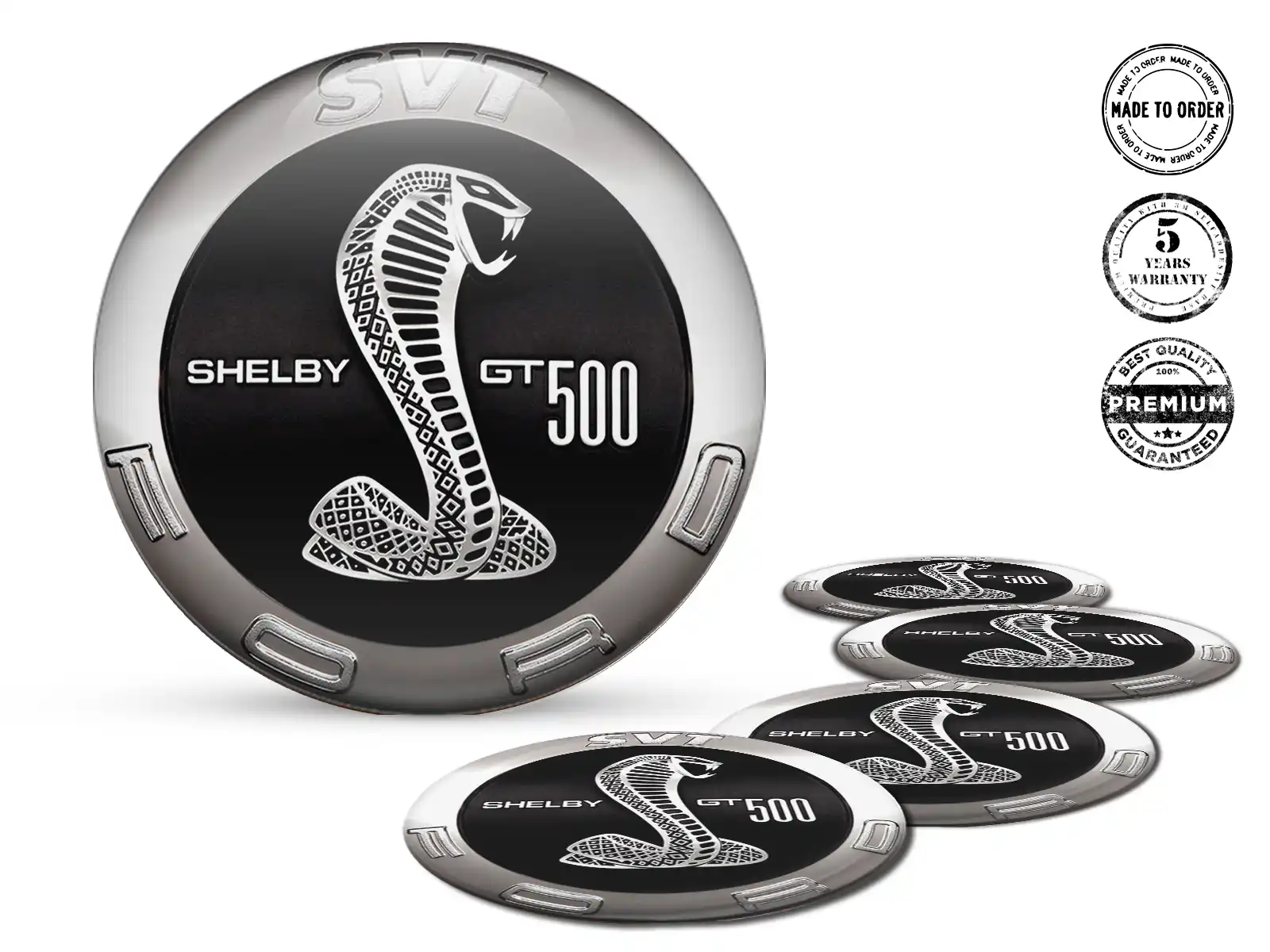 Shelby Radfelge Dekor Stil Premium Harz-Aufkleber